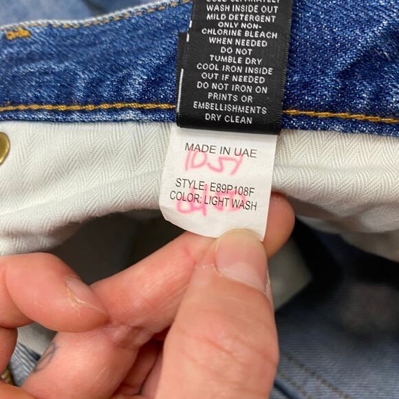 PRPS Le Sabre Slim Tapered Fit Distressed Jeans Men's 32x34 - Picture 10 of 13